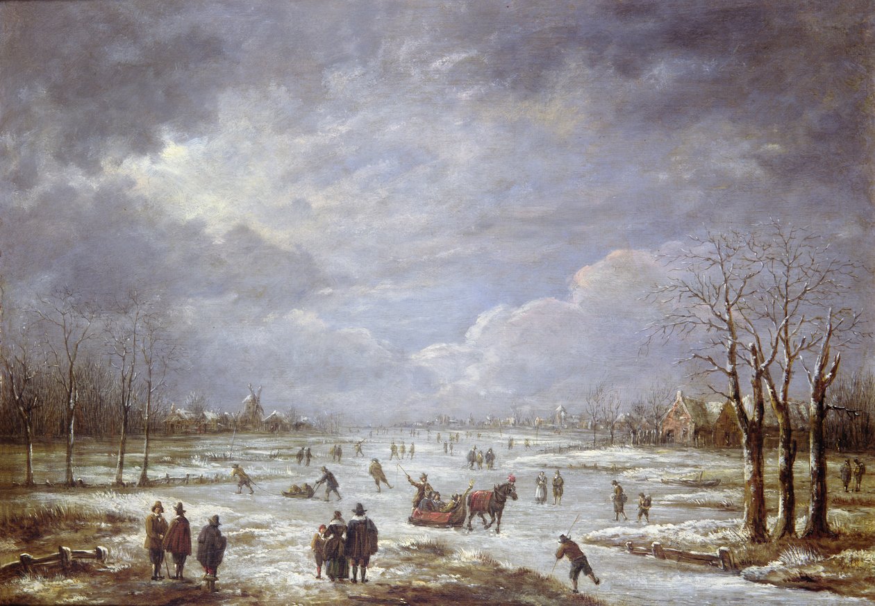 Téli táj alkotó: Aert van der Neer