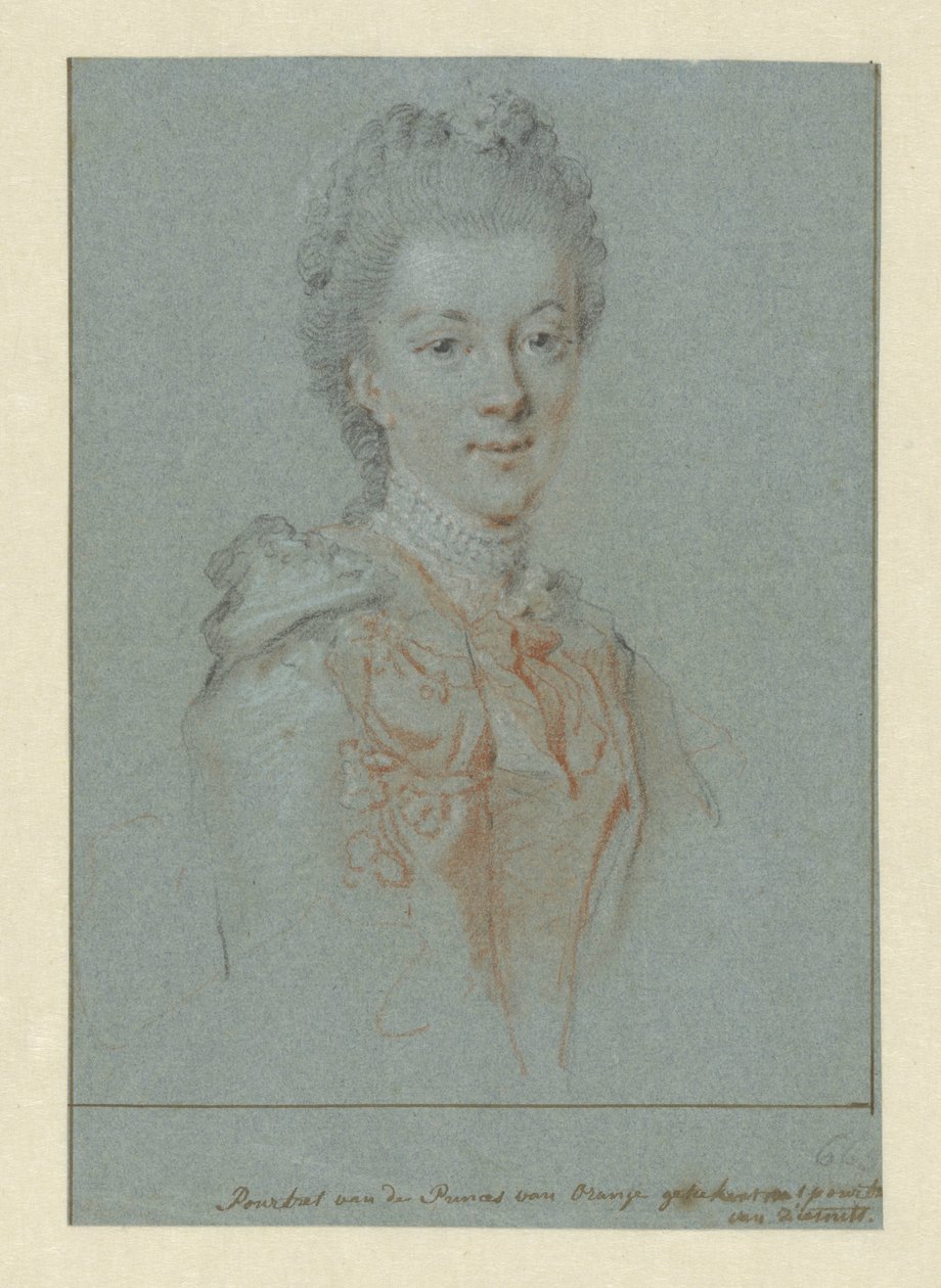 Porosz Wilhelmina Frederica Sophia portréja alkotó: Aert Schouman