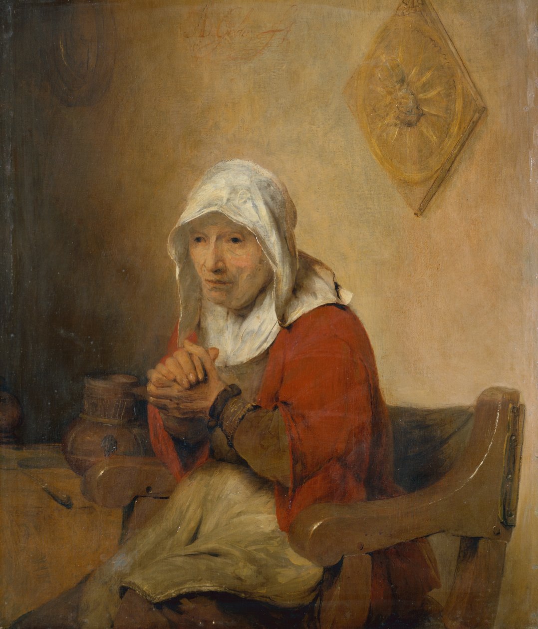 Grace Before Meat (olaj, vászon) alkotó: Aernt de Gelder