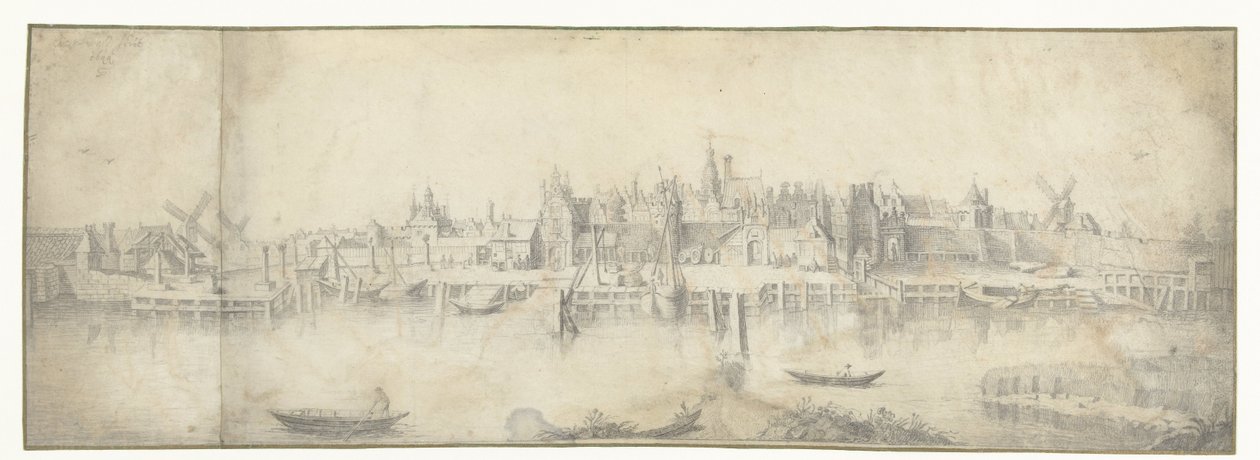 Gouda kilátása alkotó: Aert van Waes