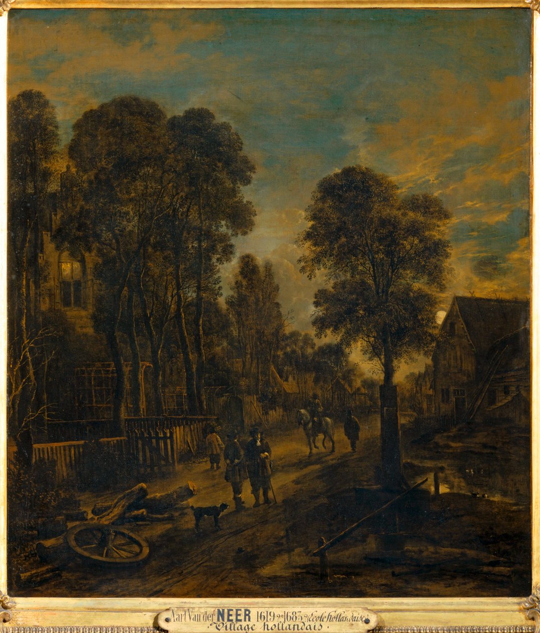A falut egy út szeli át ... alkotó: Aert van der (after) Neer