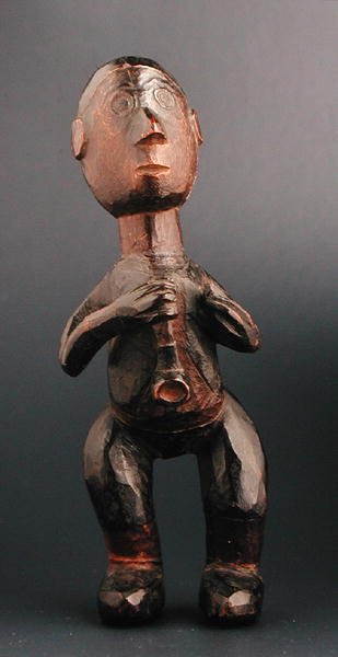 Pipát tartó európai férfi álló alakja, Délkelet-Afrika, 19. század vége (fa) alkotó: African