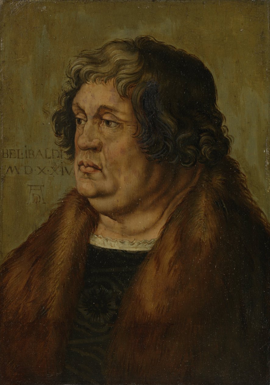 Willibald Pirckheimer portréja (1470-1530) alkotó: Albrecht Dürer