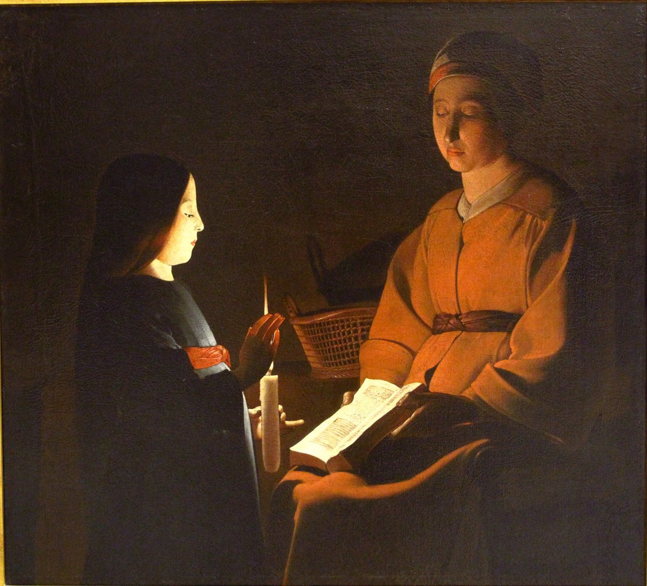 A Szűz nevelése alkotó: After Georges de La Tour