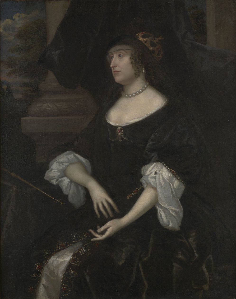Erzsébet Stuart, cseh királynő (1596-1662) portréja alkotó: After Gerard van Honthorst
