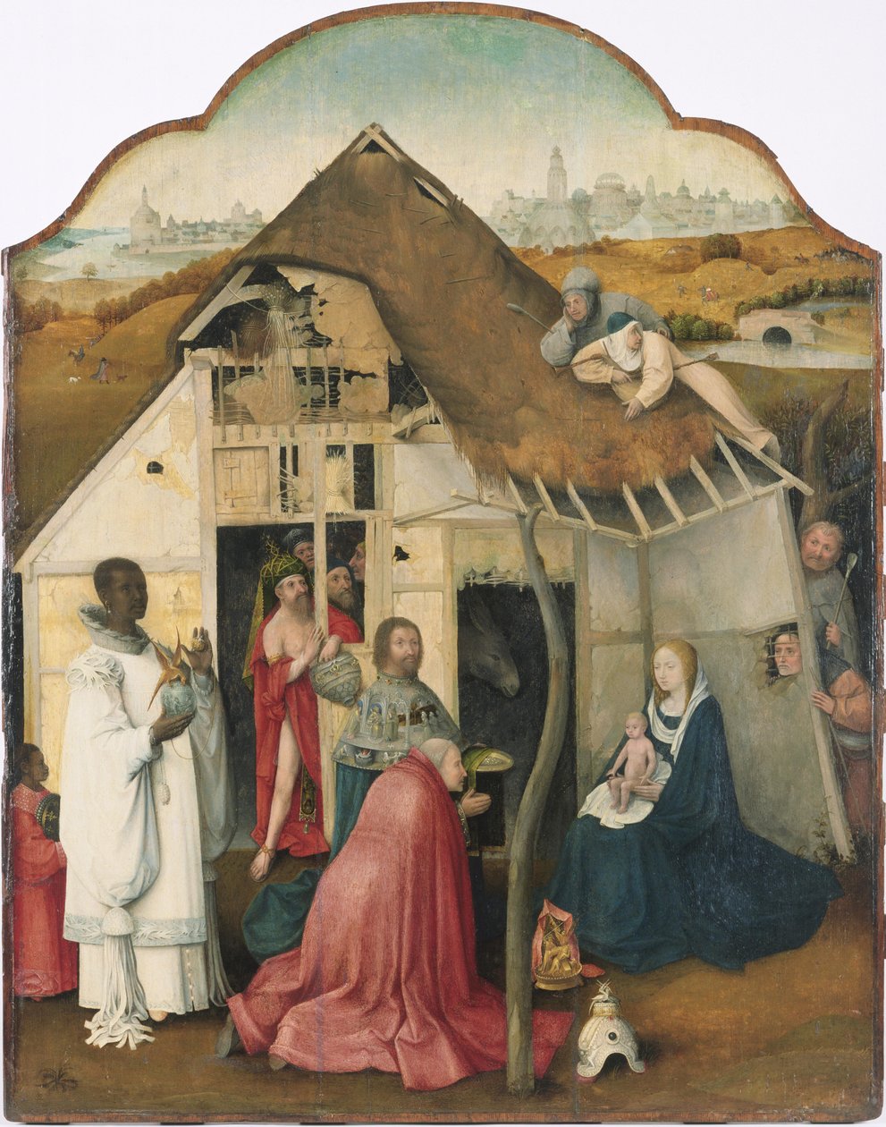 A bölcsek imádása alkotó: After Hieronymus Bosch