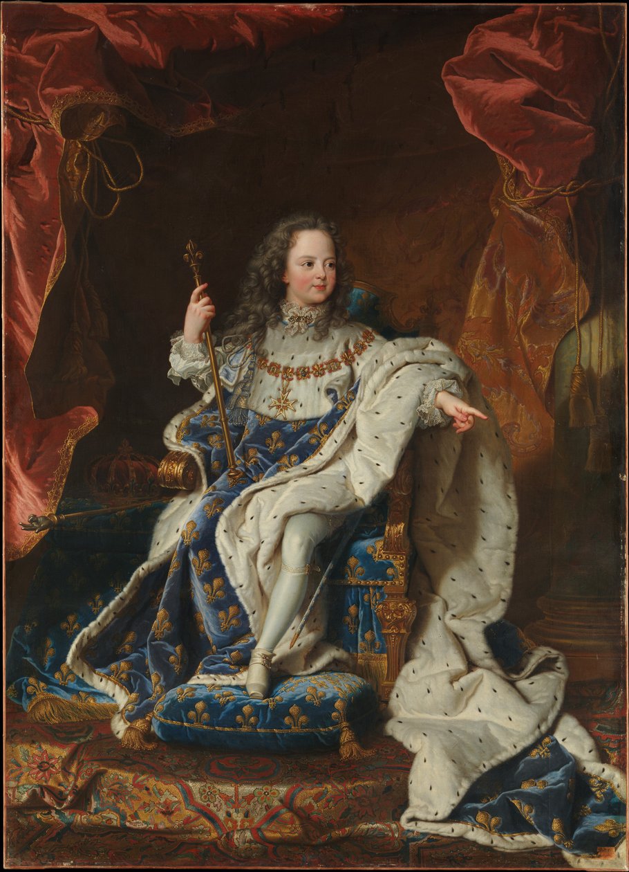 XV. Lajos francia, gyermek alkotó: After Hyacinthe Rigaud