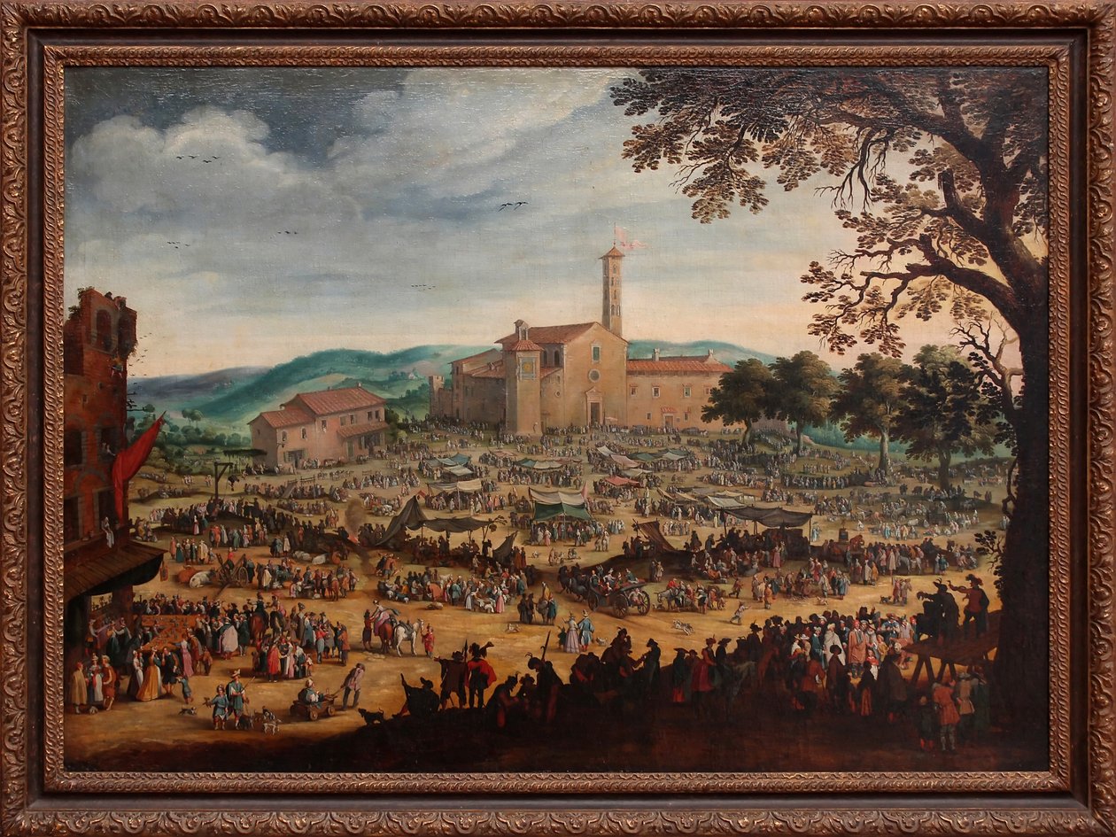 Az Impruneta vásár alkotó: After Jacques Callot