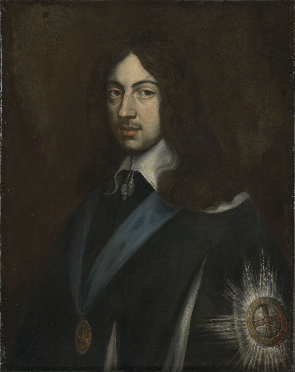 II. Károly angol, skót és ír király arcképe (1630-1685) alkotó: Jan van den Hoecke