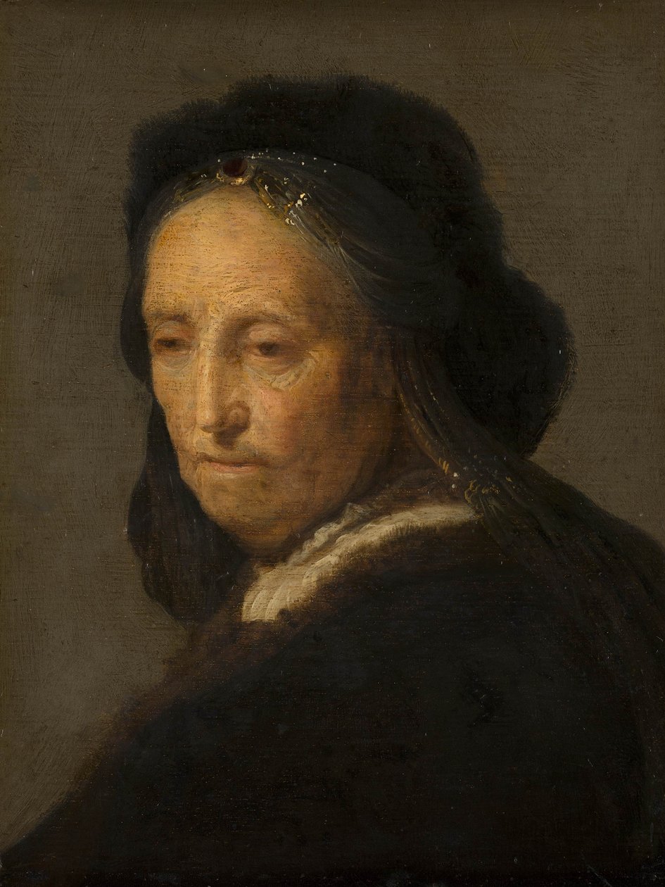 Egy öregasszony tanulmánya alkotó: after Rembrandt van Rijn