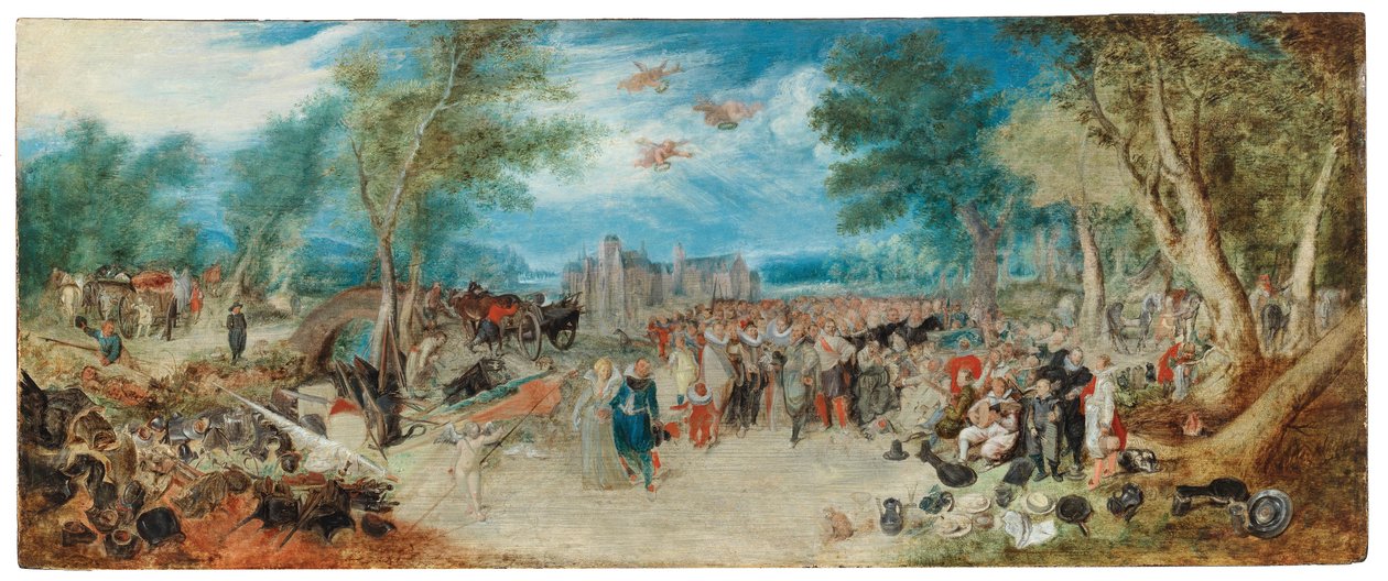 Adriaen van de Venne (utána) A tizenkét éves fegyverszünet allegóriája alkotó: After Adriaen van de Venne
