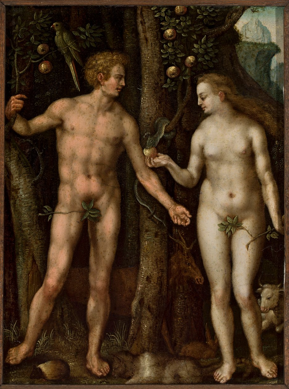 Lengyel:  Adam i Ewa Ádám és Éva alkotó: After Albrecht Dürer