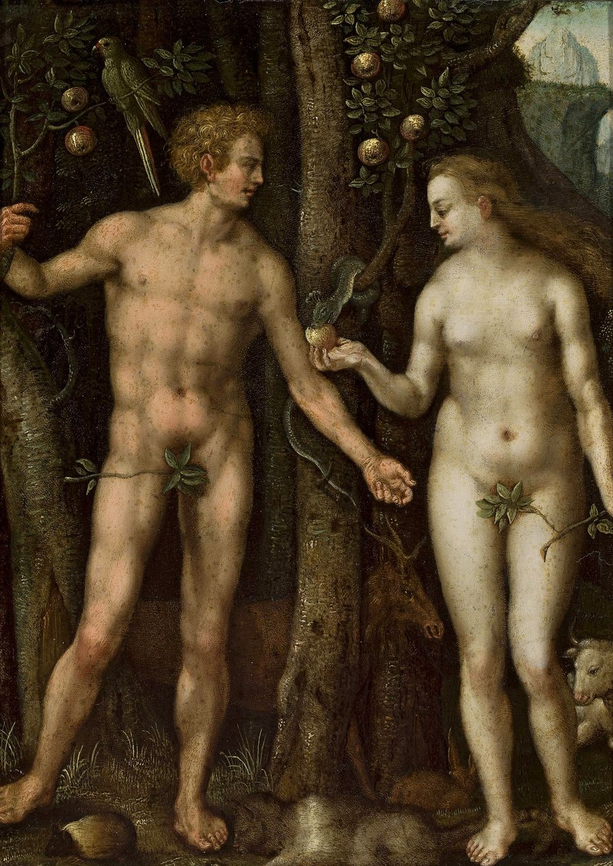 Lengyel:  Adam i Ewa Ádám és Éva alkotó: After Albrecht Dürer
