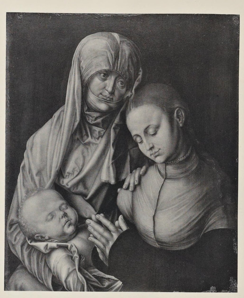 Szűzanya és gyermeke Szent Annával. alkotó: After Albrecht Dürer