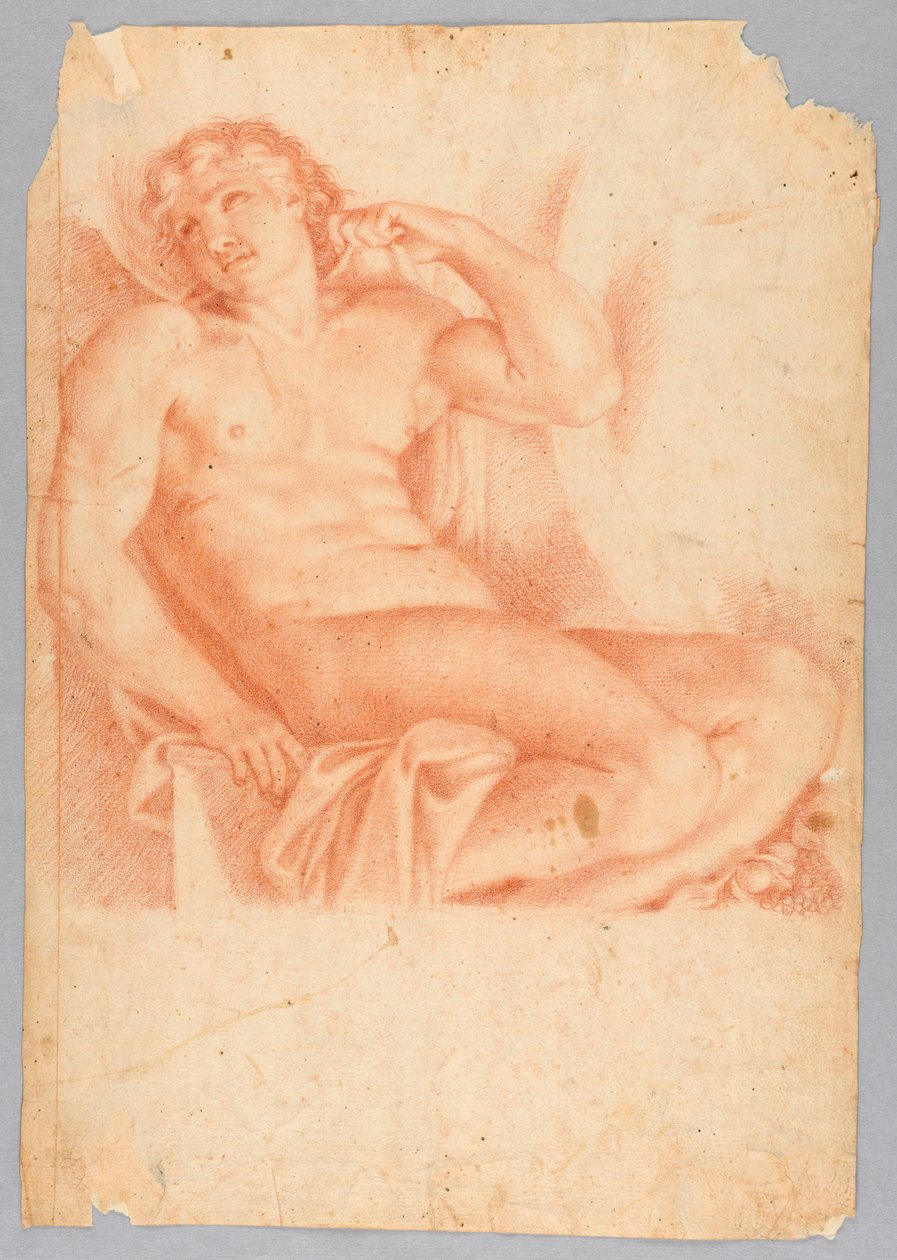 Hero és Leander rabszolgája a Galleria Farnesében, Annibale Carracci után alkotó: After Annibale Carracci