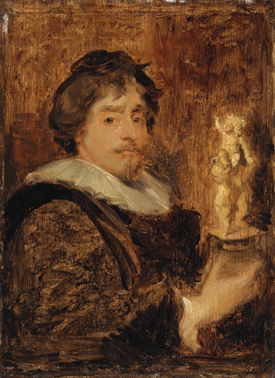 Frans Duquesnoy portréja alkotó: after Anthony van Dyck