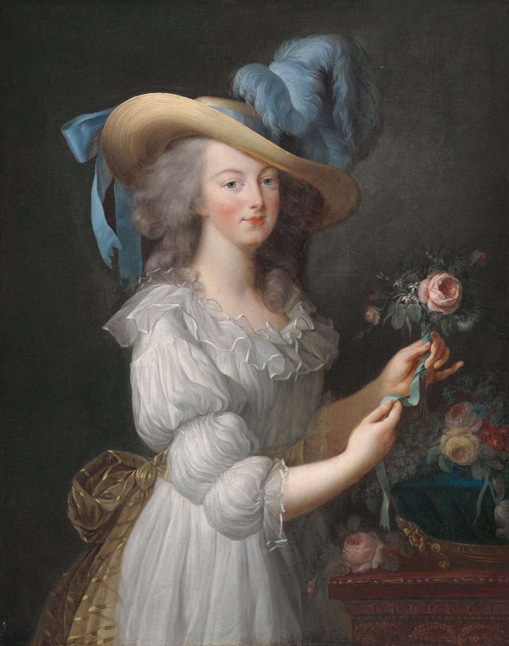 Marie-Antoinette alkotó: after Élisabeth Louise Vigée Le Brun