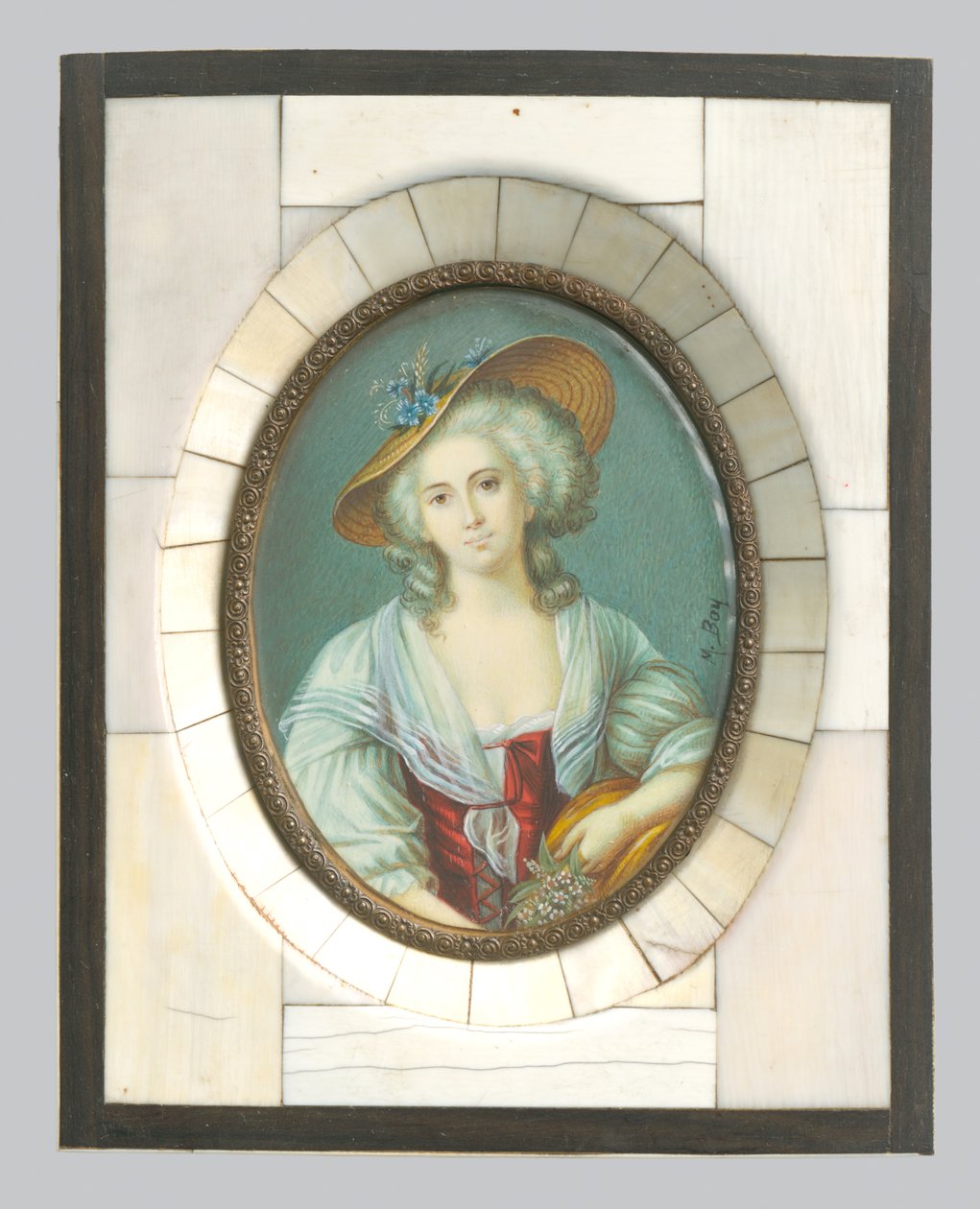 Szlovák: Hölgy a kalapban alkotó: after Élisabeth Louise Vigée Le Brun