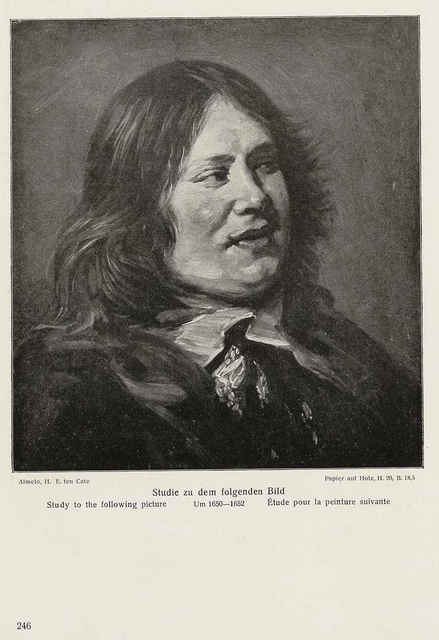 Stephanus Gerardts mellszobrának vázlata alkotó: After Frans Hals
