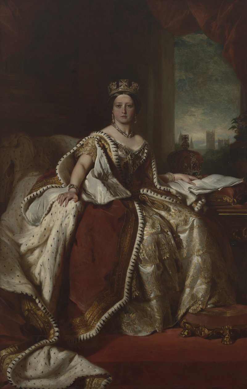 Viktória királynő (1819-1901) alkotó: after Franz Xaver Winterhalter