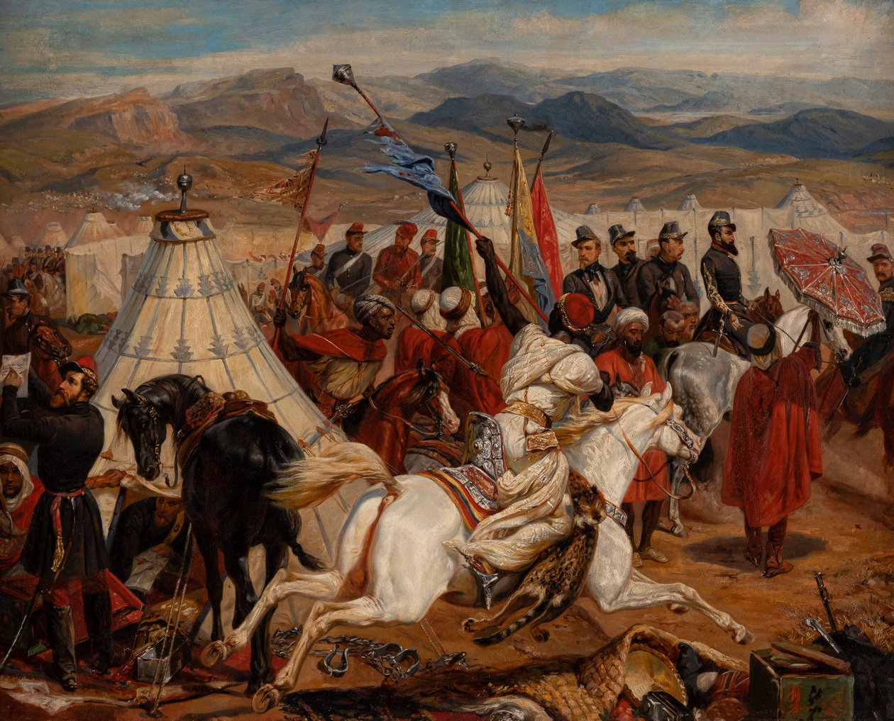Horace Vernet (kör) Isly-i csata alkotó: after Horace Vernet