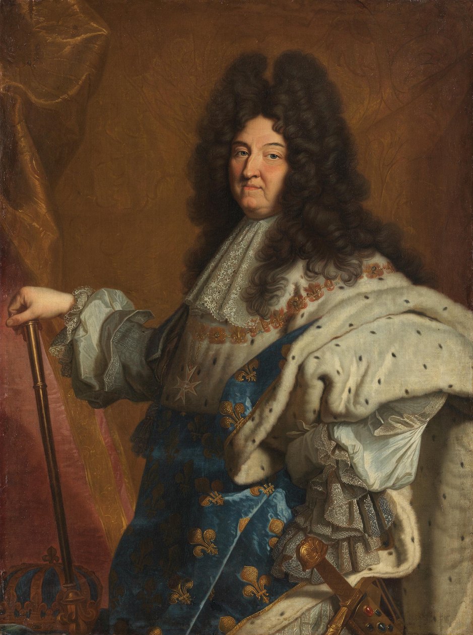 Német: XIV. Lajos, francia király portréja XIV. Lajos, francia király portréja alkotó: After Hyacinthe Rigaud
