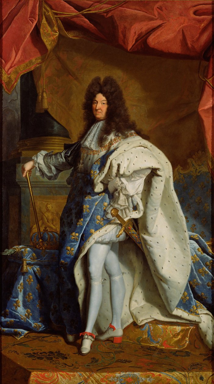 XIV. Lajos portréja alkotó: After Hyacinthe Rigaud