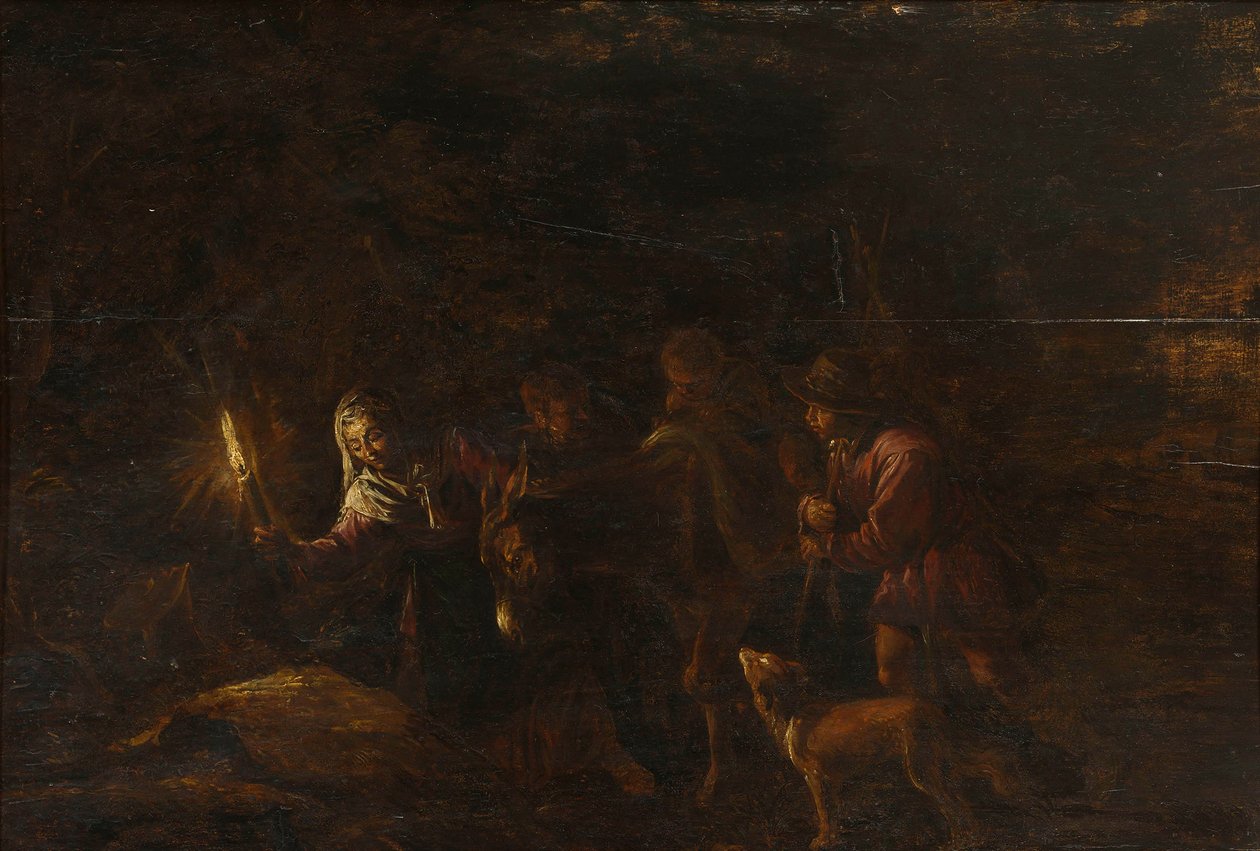 Az egyiptomi menekülés alkotó: after Jacopo Bassano
