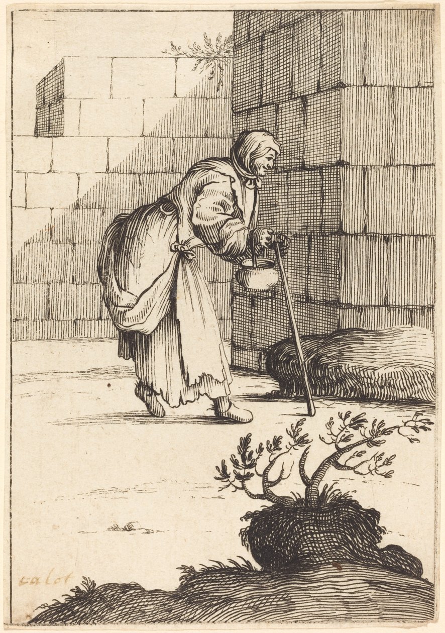 Koldusasszony alkotó: After Jacques Callot