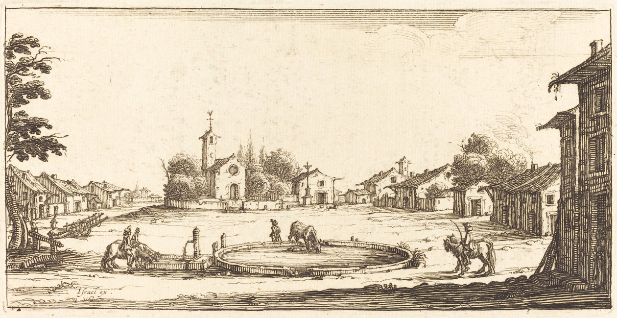 Tájkép alkotó: After Jacques Callot