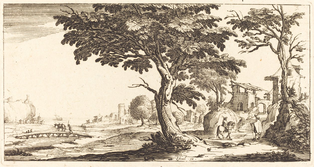 Tájkép alkotó: After Jacques Callot