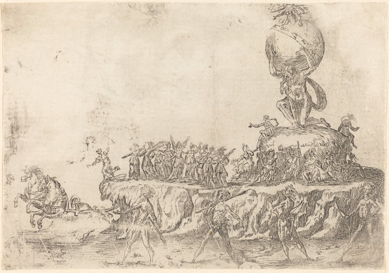A Nap úszója alkotó: After Jacques Callot