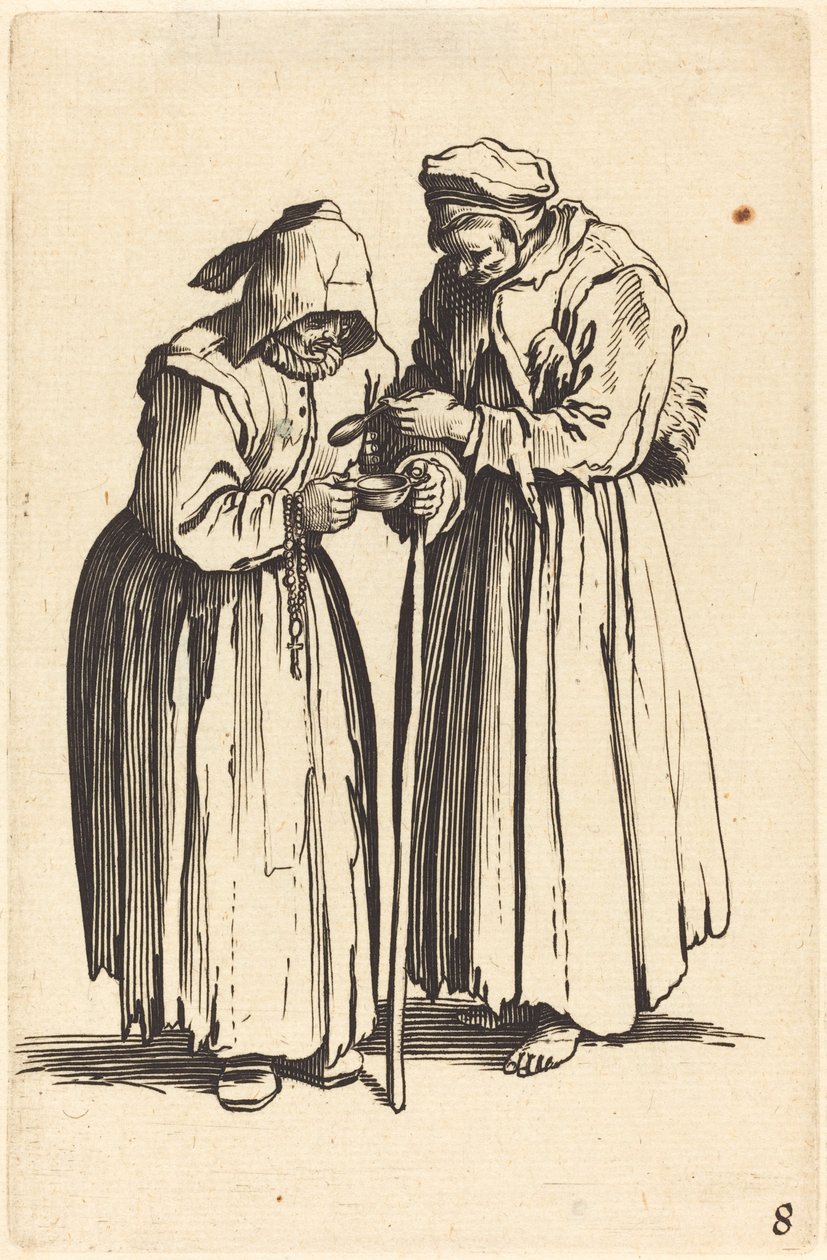 Két koldusasszony alkotó: After Jacques Callot