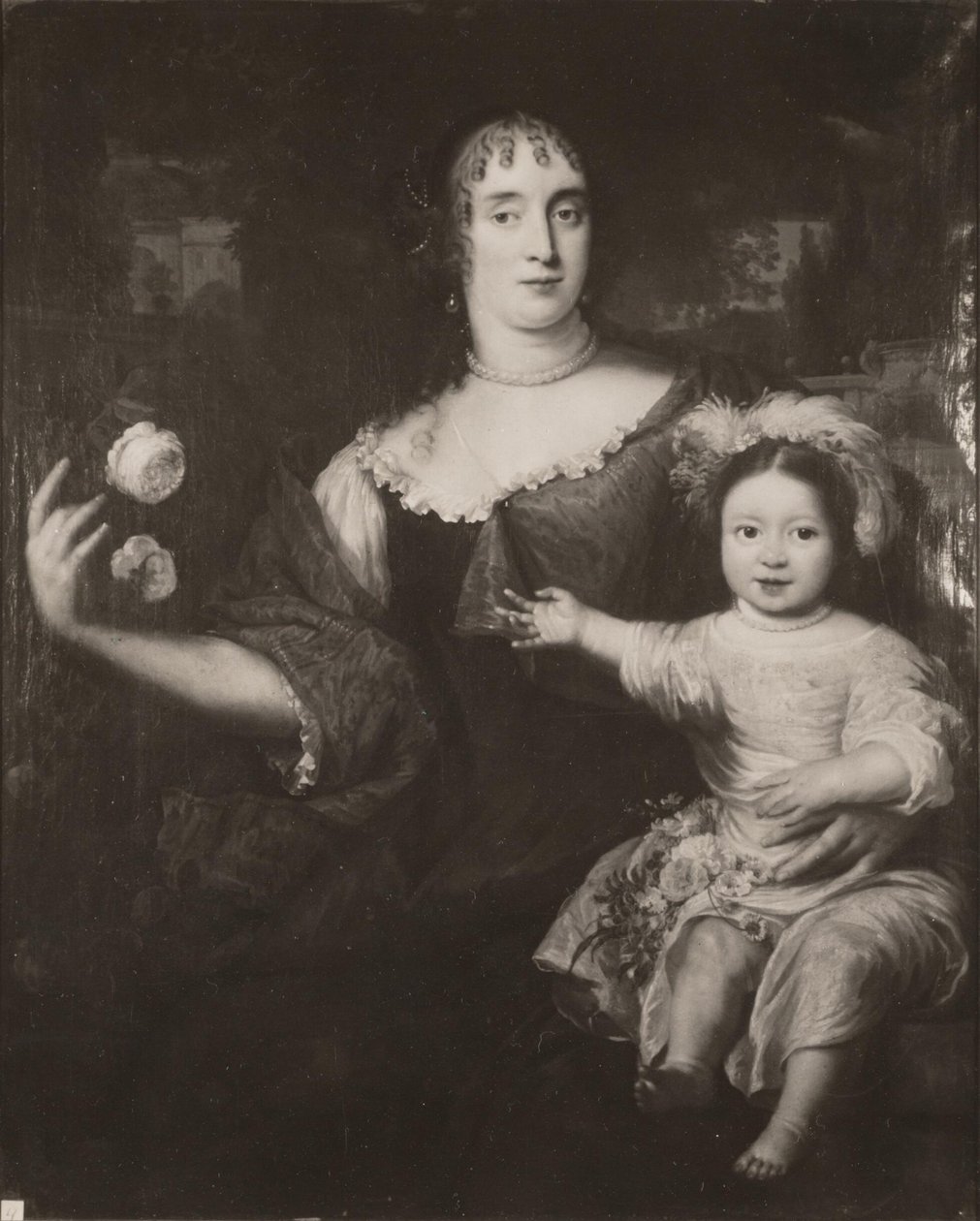 Maria van Berckel (1631-1796) és lánya kettős portréja alkotó: After Jan de Baen