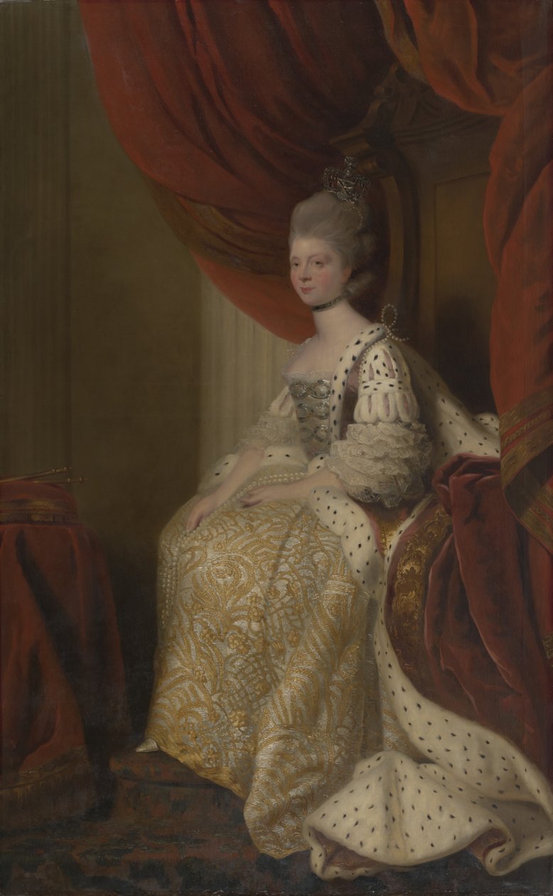Mecklenburg-Strelitz-i Charlotte Sophia (1744-1818), III. György királynő hitvese. alkotó: after Joshua Reynolds