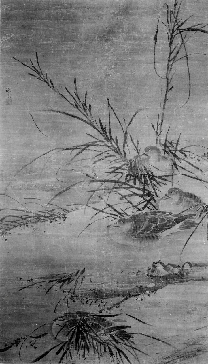 Kacsák és nád. alkotó: After Lin Liang