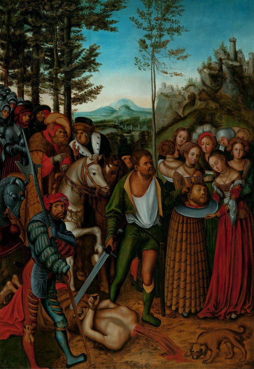 Keresztelő János lefejezése alkotó: after Lucas Cranach the Elder