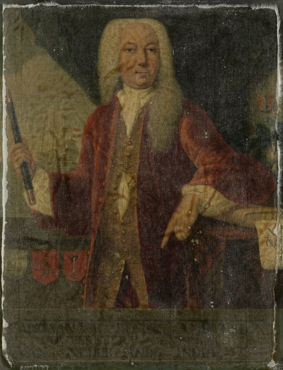 Adrian Valckenier portréja. olaj a rézre. magasság: 34 cm (13,3 hüvelyk); szélesség: 26,5 cm (10,4 hüvelyk) . Amszterdam, Rijksmuseum Amsterdam. alkotó: After Theodorus Justinus van Rheen