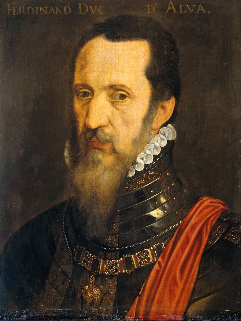 Fernando Álvarez de Toledo (1507-1582), Alba hercegének portréja alkotó: After Willem Key