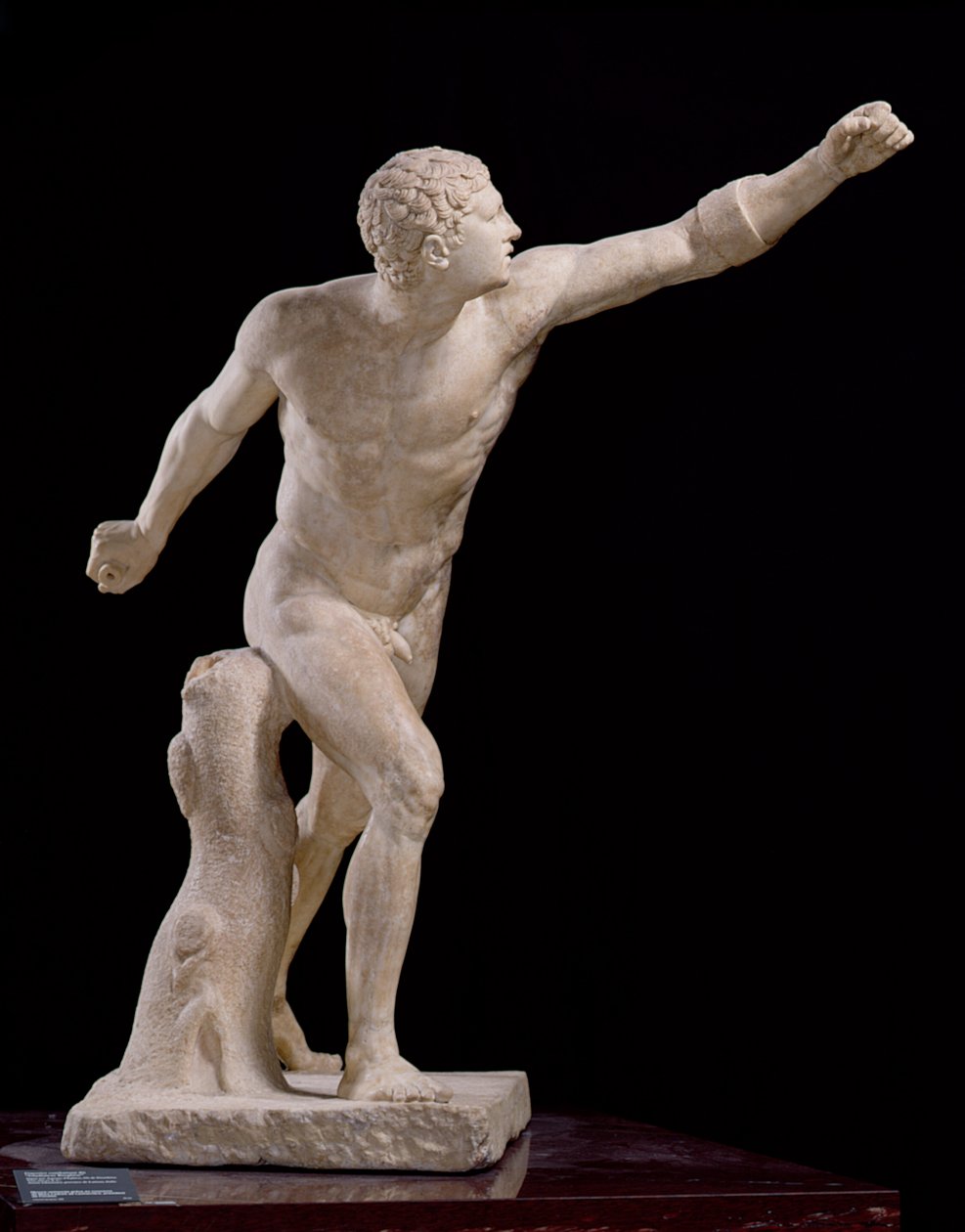 A Borghese-gladiátor Lysippos után (i.e. 370-310) Kr.e. 100 körül (márvány) alkotó: Agasias