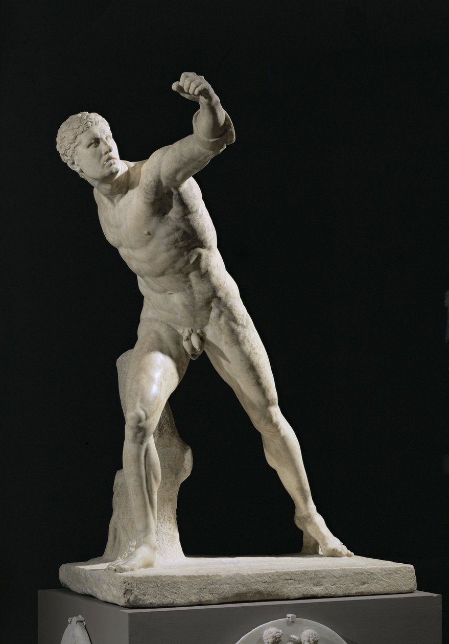 A Borghese gladiátor, amelyet az olaszországi Anzióban találtak ... alkotó: Agasias Agasias