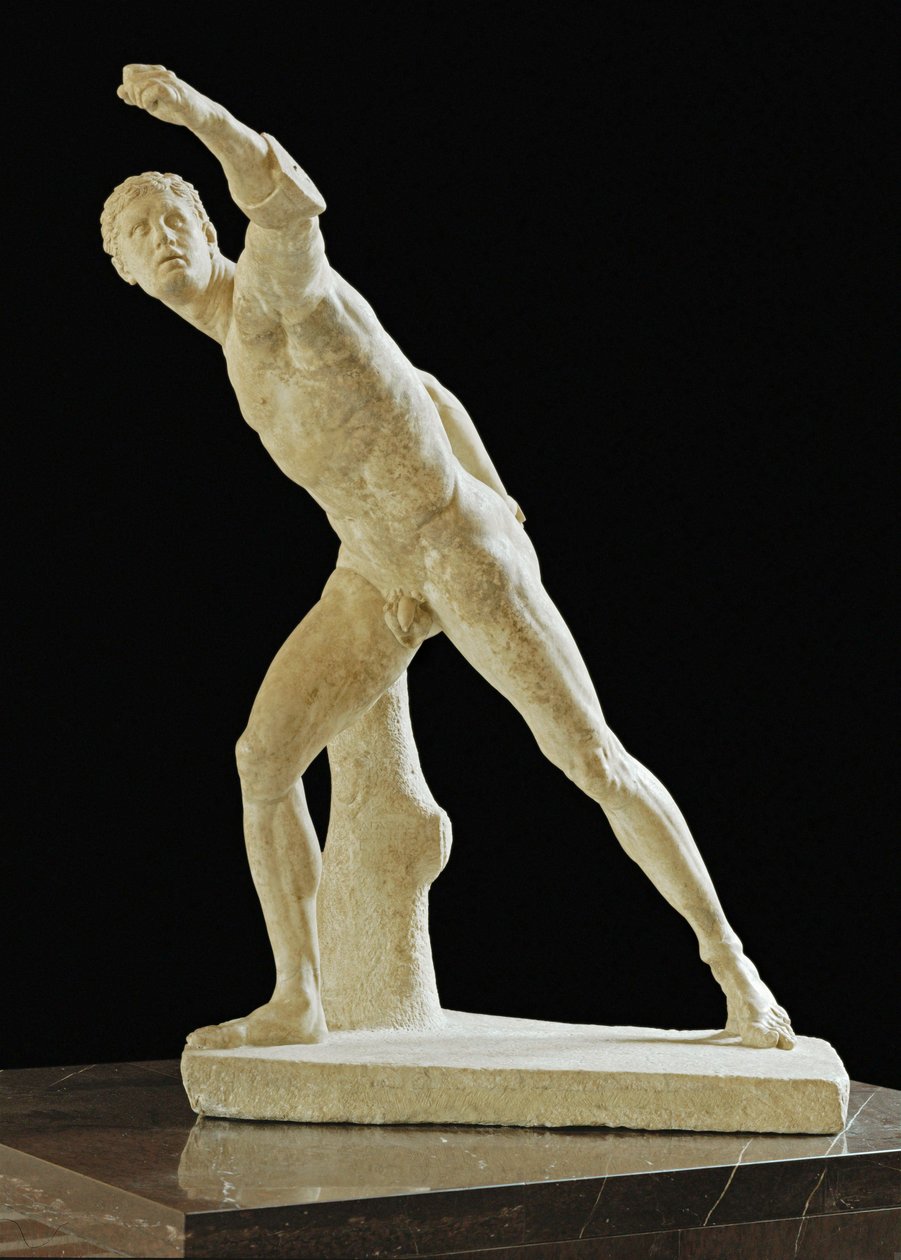 A Borghese gladiátor, amelyet az olaszországi Anzióban találtak ... alkotó: Agasias Agasias