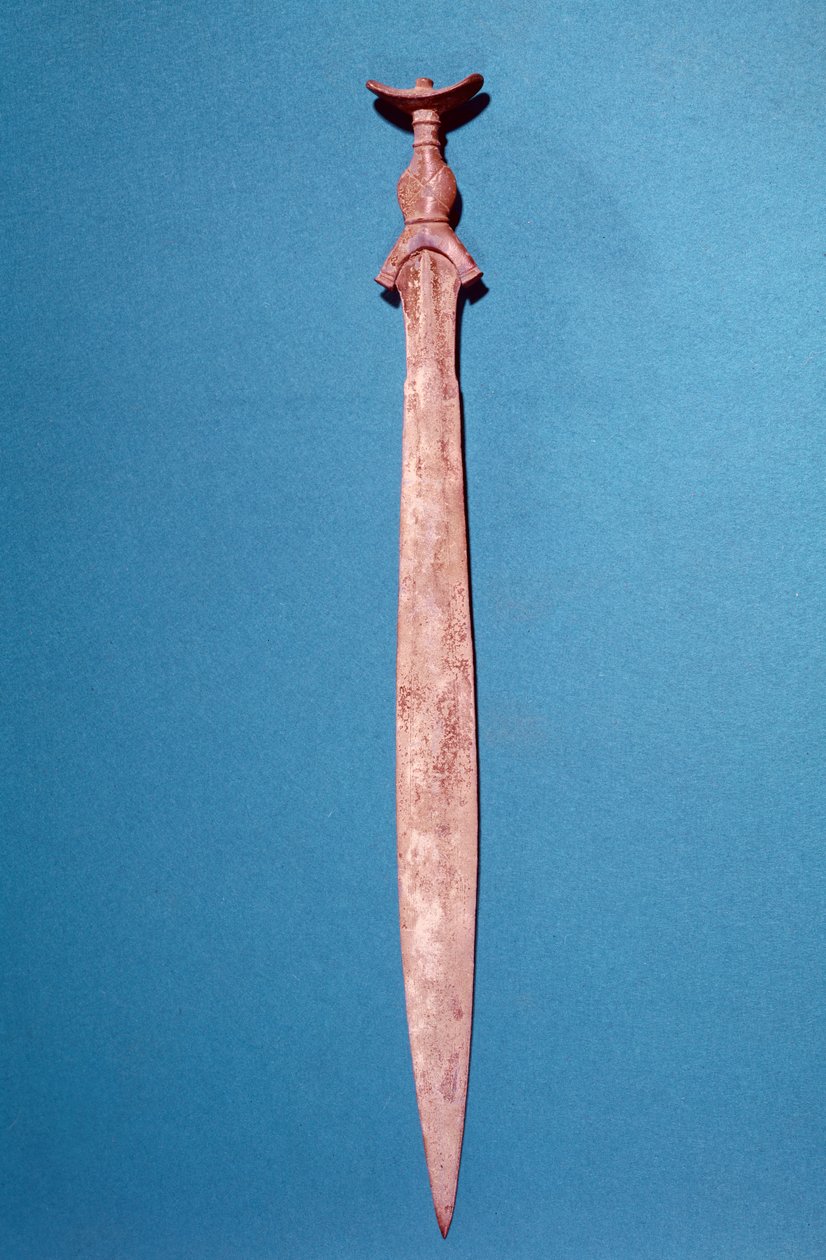 A neuville-i Saone-ban talált kard (bronz) alkotó: Age Bronze