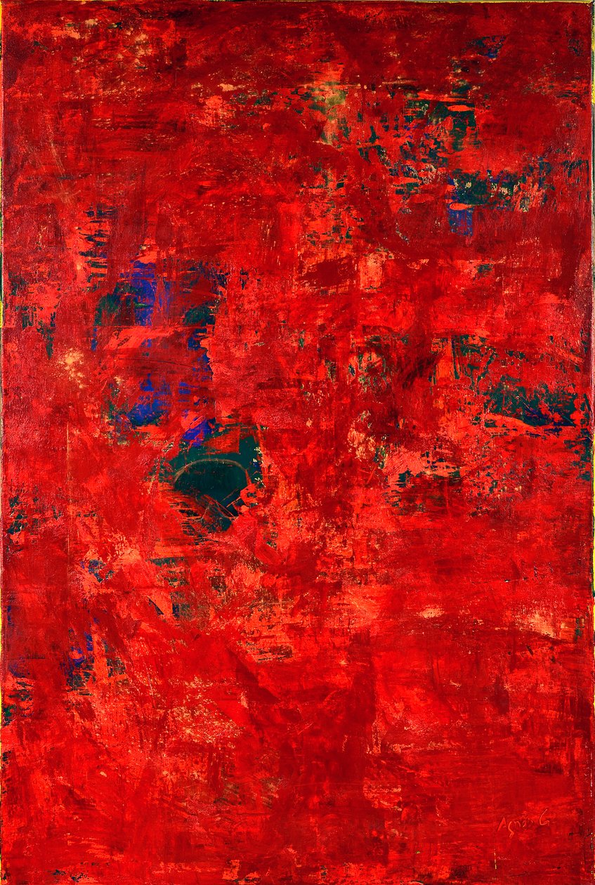 E.T In Red, 2019 (olaj, vászon) alkotó: Agnes Girardon