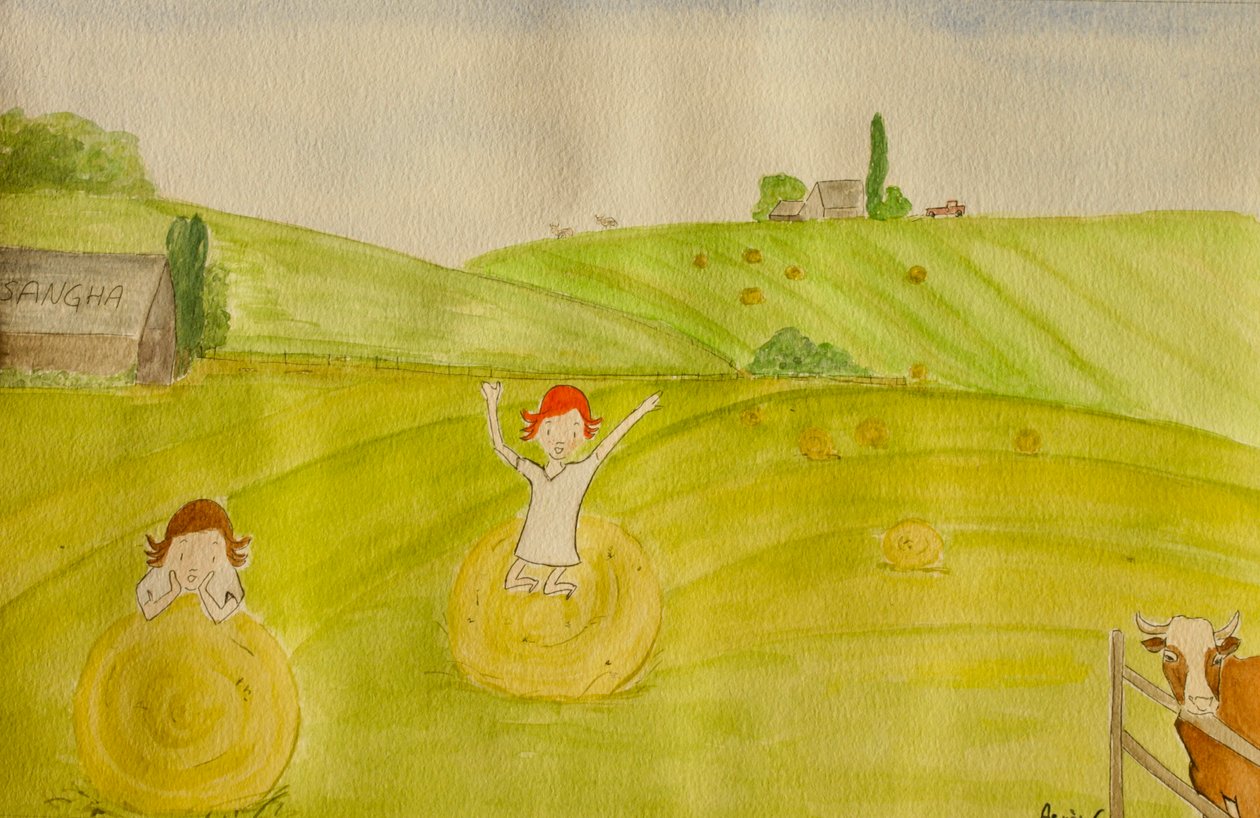 The Voyage, Dordogne, 2015, akvarell papíron alkotó: Agnes Girardon