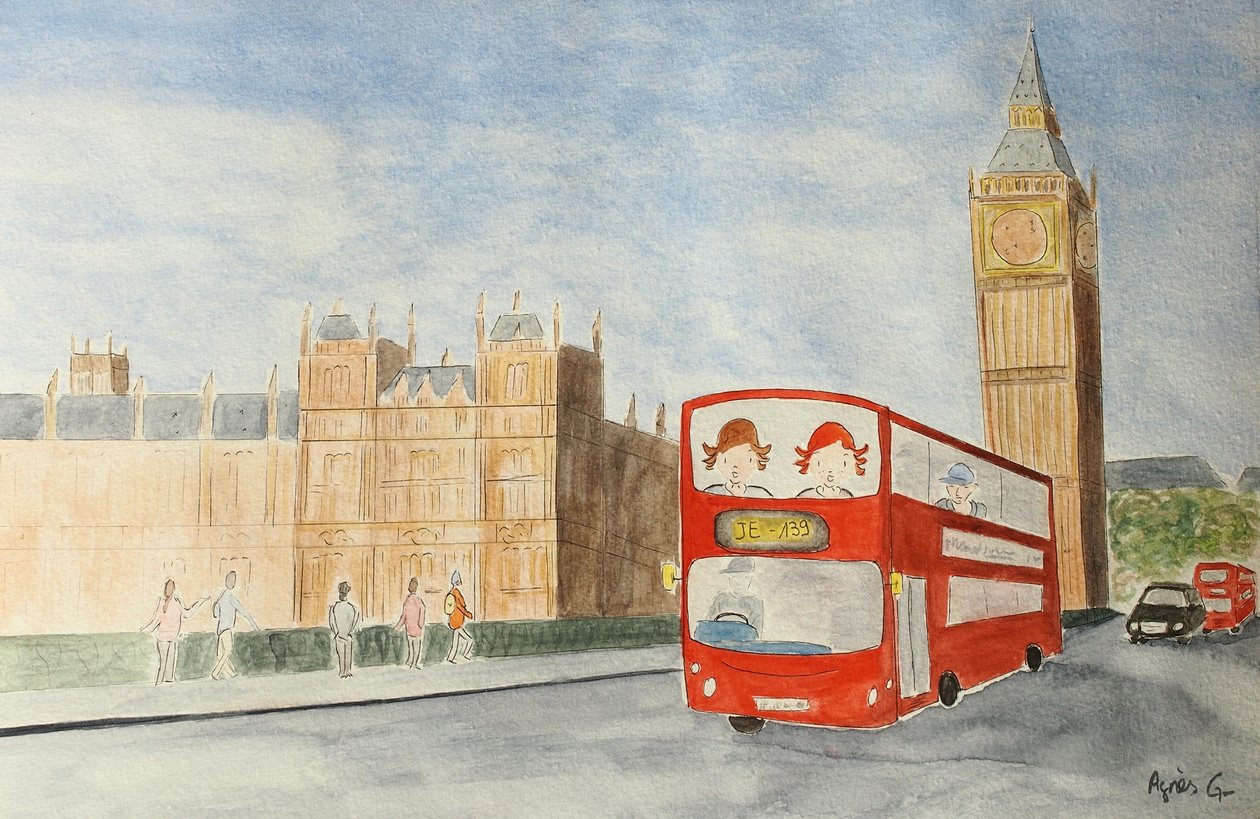 The Voyage, London 2015, akvarell papíron alkotó: Agnes Girardon