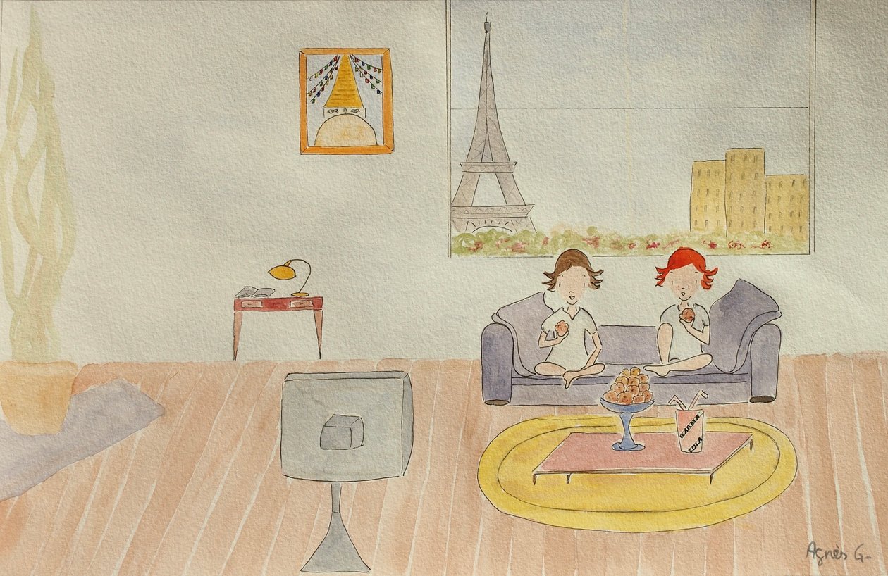 The Voyage, nappali, 2015, akvarell, papír alkotó: Agnes Girardon