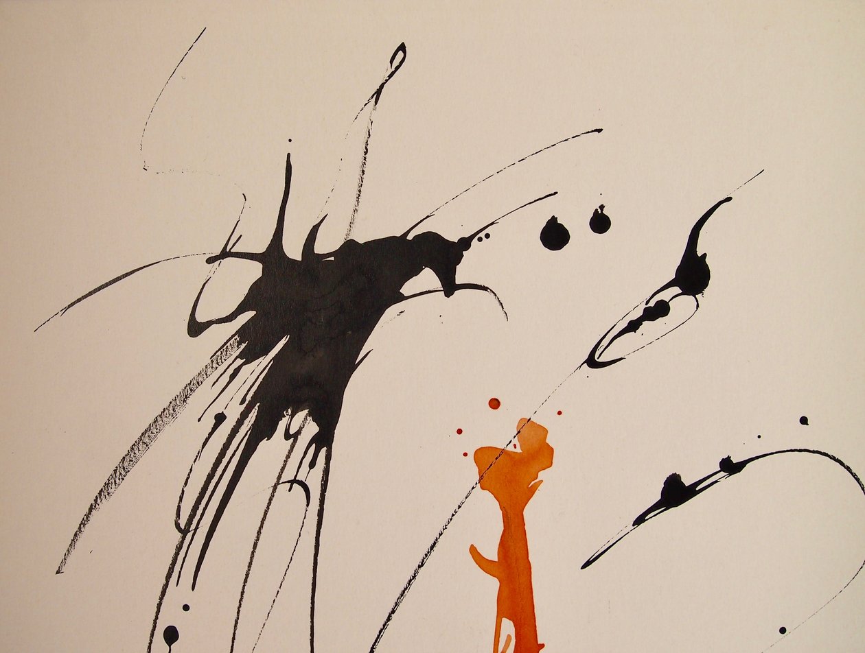 Cím nélkül 2016. 17. (tinta papíron) alkotó: Agnes Girardon