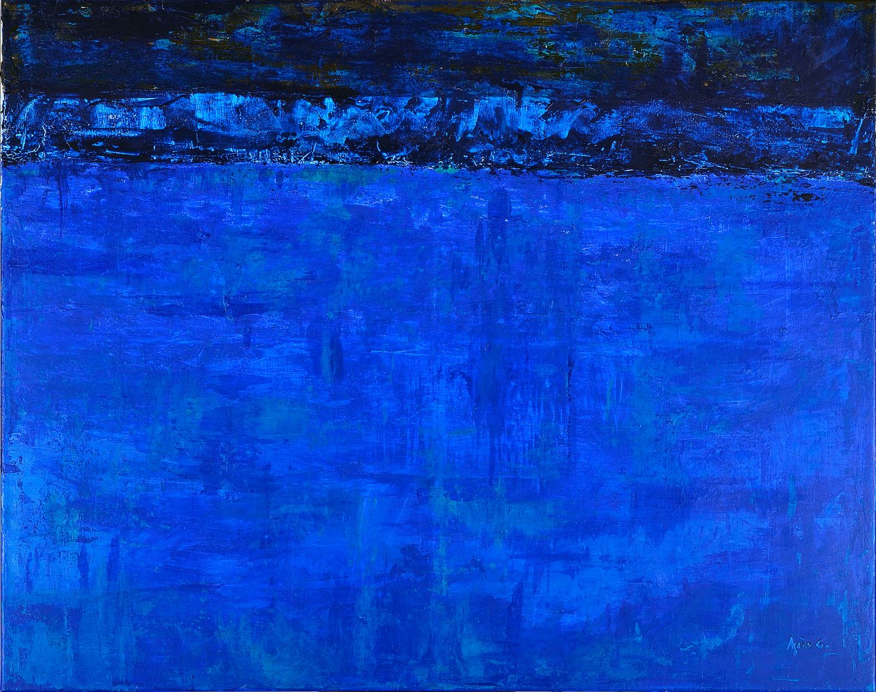 Untitled 3, 2017 (akril, vászon) alkotó: Agnes Girardon