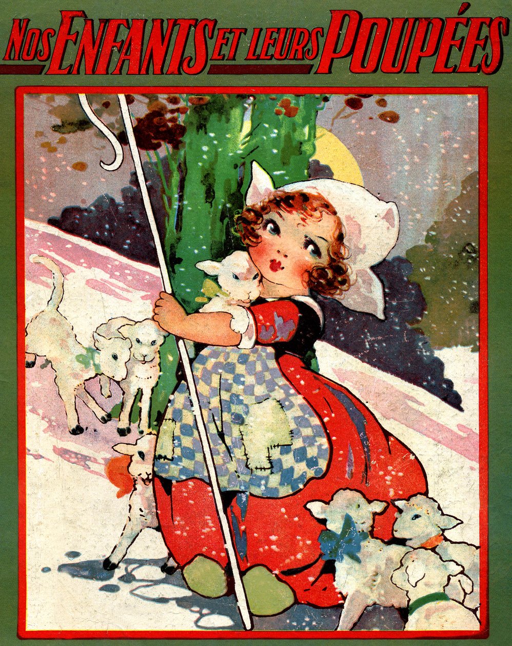 Egy kis pásztorlány, 1920 körül (illusztráció) alkotó: Agnes Richardson